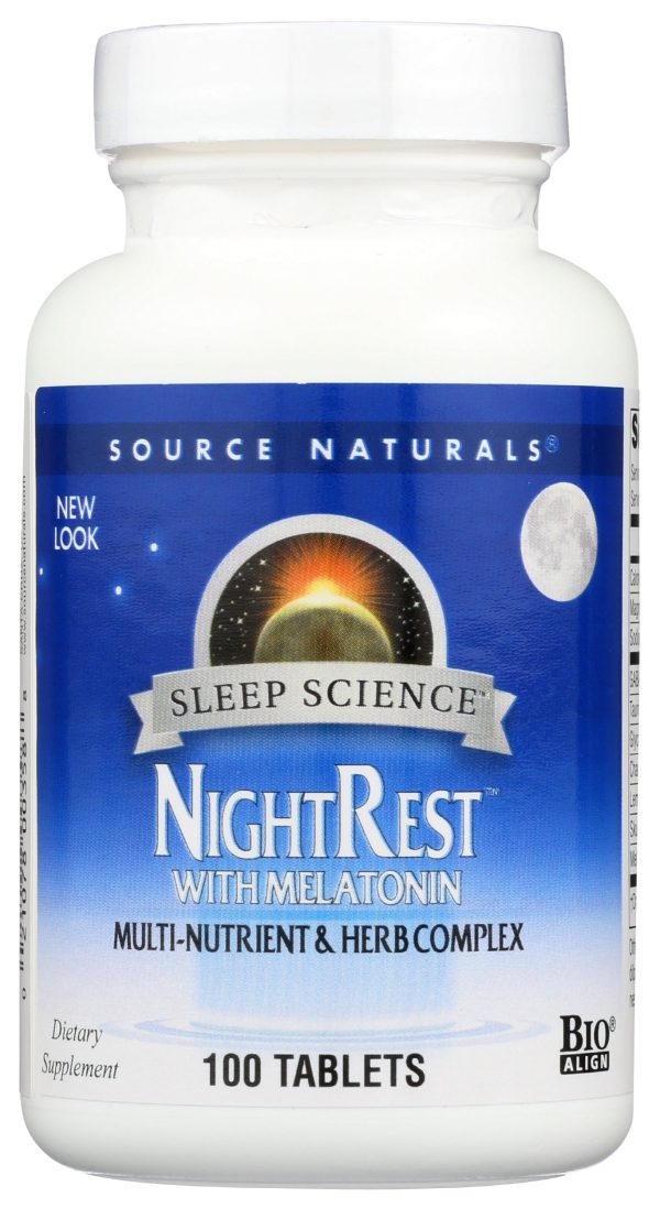 NIGHTREST SOURCE NATURALS 100 TAB    021078003588 Cheap