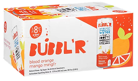 BEV BUBBLR BLOOD ORANGE MANGO 6 PK    028435600312 For Sale