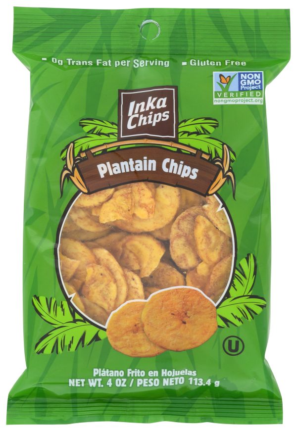 INKA CROPS-ROASTED PLANTAIN CHIPS 4 OZ Chips  819046000444 Supply