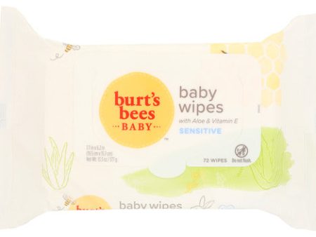 Burt s Bees Baby Chlorine-Free Wipes 72 ea     792850004153 Cheap