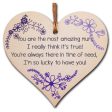 Handmade Wooden Hanging Heart Plaque Amazing Mum quote fun inspirational thoughtful keepsake wall hanger daughter son kids Fashion