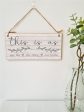 Handmade Wooden Hanging Wall Plaque This Is Us Our Life Our Story Our Home Sentimental Decorative Sign Family Discount