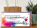 Handmade Wooden Hanging Wall Plaque Don t Forget You re Awesome Reminder Inspirational Friendship Gift Online Sale