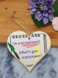 Handmade Wooden Hanging Heart Plaque Gift I m a Receptionist What s Your Superpower Fun inspirational present card alternative desk decoration Hot on Sale