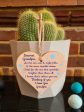 Handmade Wooden Hanging Heart Plaque Gift to remember Grandpa Loving Thoughtful Remembrance Keepsake For Cheap