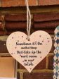 Handmade Wooden Hanging Heart Plaque Gift Smallest Things Most Room Hearts Thoughtful Friendship Family Wall Hanger Card Alternative For Cheap