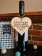 Handmade Wooden Hanging Heart Plaque Gift for Someone Special Funny Novelty Adulting Keepsake Hot on Sale