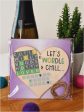 Handmade Wooden Hanging Heart Plaque Gift Lets Wordle and Chill Funny Rude Play on Words Boyfriend Girlfriend Hot on Sale