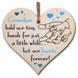 Handmade Wooden Hanging Heart Plaque Gift for Grandpas from Kids Babies Thoughtful Keepsake Supply