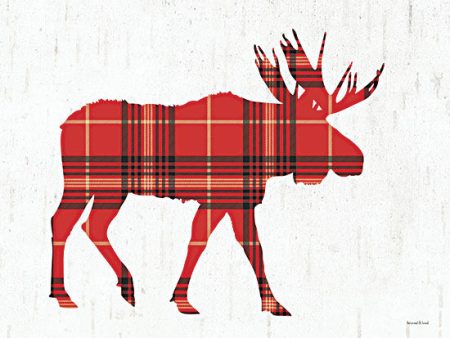 LET623 - Plaid Moose - 16x12 Hot on Sale