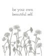 KS240 - Be Your Own Beautiful Self - 12x16 Online now