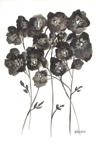 REAR402 - Dark Poppies I - 12x18 Online now