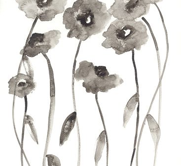 REAR403 - Dark Poppies II - 12x18 Fashion