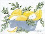 REAR386 - Lemons in Bowl - 16x12 Online