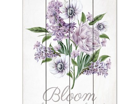 LET547PAL - Bloom Where You are Planted - 12x16 Discount