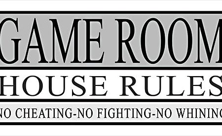 CIN3045 - Game Room House Rules II - 18x9 Hot on Sale