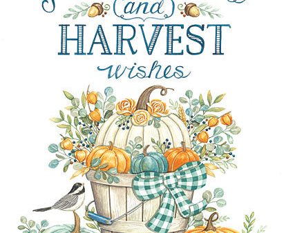 DS2081 - Pumpkin Kisses & Harvest Wishes - 12x16 For Discount