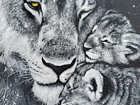 BHAR574 - Lioness - 12x12 Sale